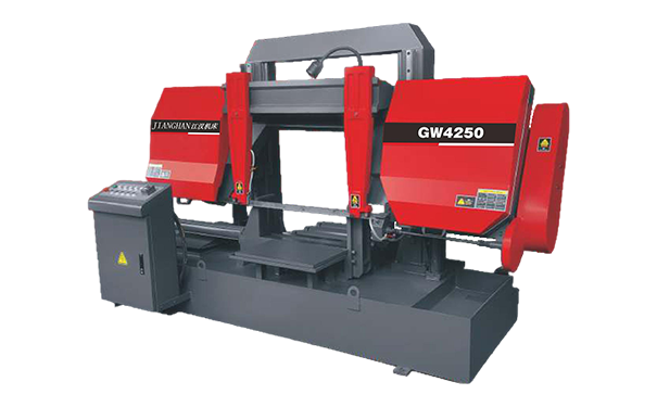 弋阳GW4250双柱龙门卧式带锯床